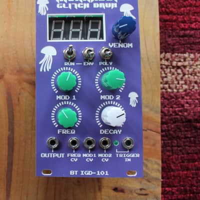 Beast-Tek Irukandji Glitch Drum/VCO 2017 Acrylic image 1