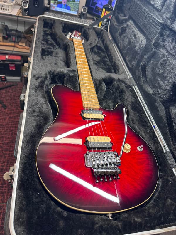Ernie Ball Music Man Axis 2012 - Black Cherry image 1