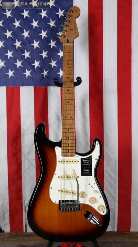 Fender Player Stratocaster with Roasted Maple Neck - 2-Tone Sunburst image 1