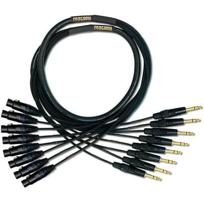Mogami Gold 8 TRS-XLR F-20 8-Channel Analog Snake Cable, 8x 1/4" TRS Male to 8x XLR Female, 20' image 1