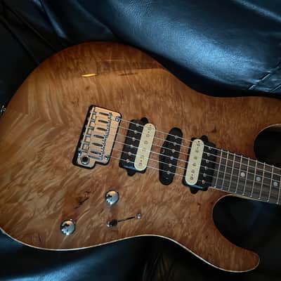 Suhr Modern Natural Waterfall Burl image 11