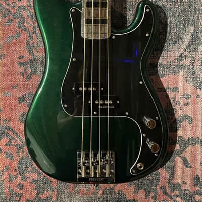 Fender Player Precision Bass - British Racing Green with Baguley Aluminum Neck image 2