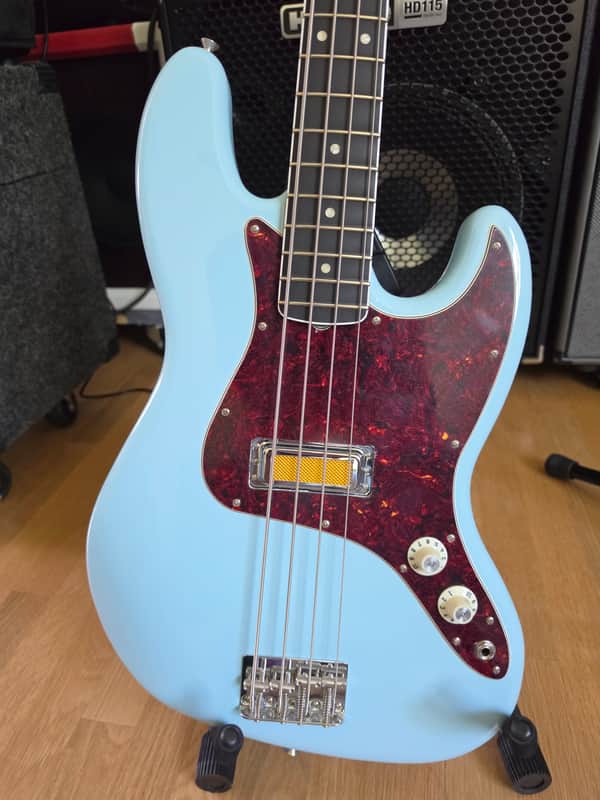 Fender Gold Foil Jazz Bass 2023 - Present - Sonic Blue image 1