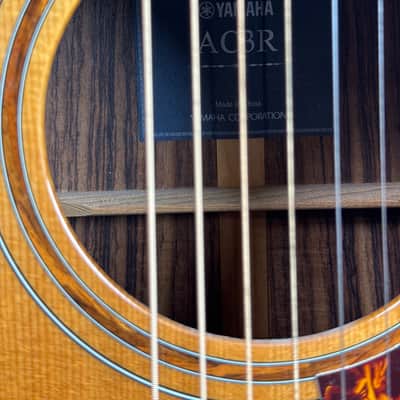 Yamaha AC3R A-Series Concert Acoustic/Electric Guitar 2010s - Natural with Rosewood Back and Sides image 3