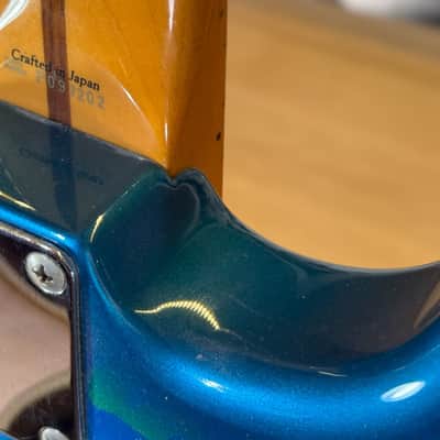Gorgeous 1993 Fender  Stratocaster - Blue Flower Ltd Edition Made in Japan & Hard Case image 9