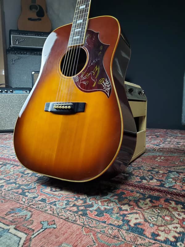 1967-68 Morales M35 Hummingbird Sunburst Zen-on | Reverb