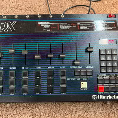 Oberheim DX 6-Voice Drum Machine 1982 / Modded with Linn LM-1 Drum Eproms/ MIDI