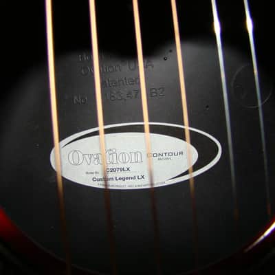 Ovation 2079LX Custom Legend red image 9