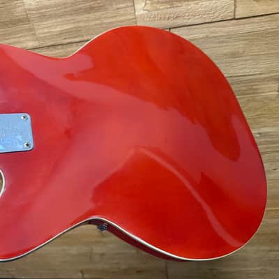 Fender Coronado II Hollow Body Guitar - 1967 - Cherry Red- Refinished back 6lbs w/Hard Case image 21