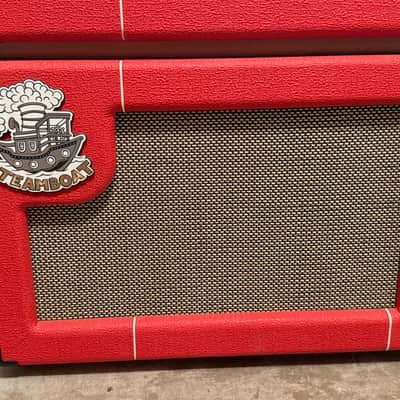 Steamboat Classic 50 Reverb w/ 2 1x10" Cabs 2019 - Red Tolex image 7