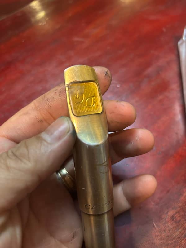 DG Cressent Tenor mouthpiece 1980s - Original plating image 1