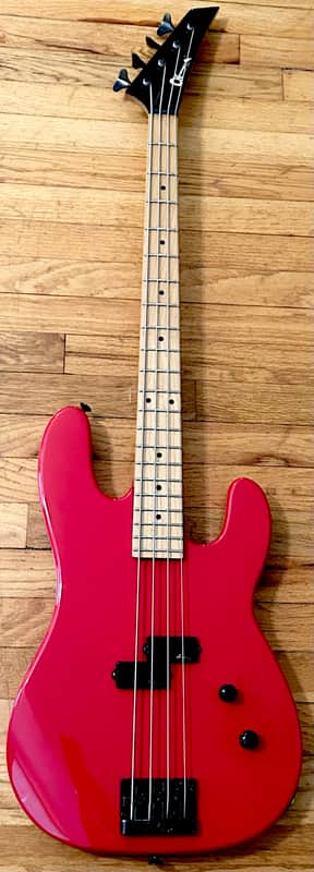 1987 Charvel 1B Red Bass MIJ Japan, W/Original Case image 1