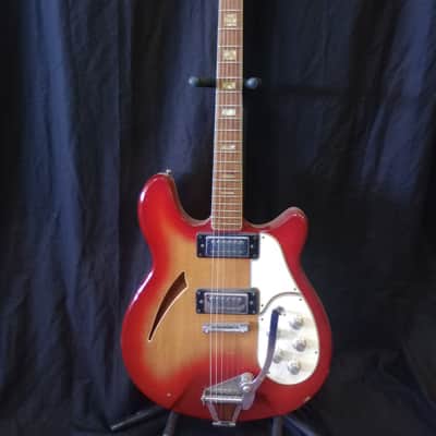 Salem Semi-Hollow Electric Guitar 1970s MIJ Burst *** FREE SHIPPING *** image 1