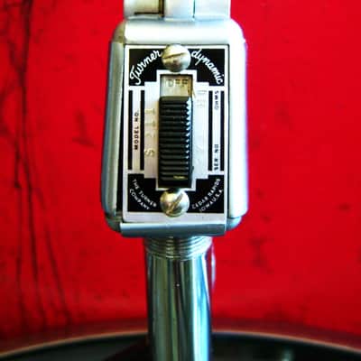 Vintage RARE 1940's Turner S211 dynamic microphone w cable Hi Z harp mic 77A 101C 211 22D 33D image 6