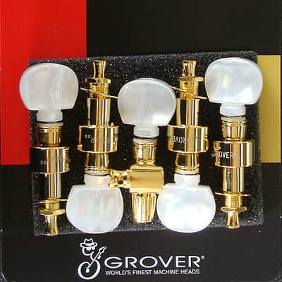 Grover 124G5 PLANETARY™ Banjo Pegs, Gold Finish image 2