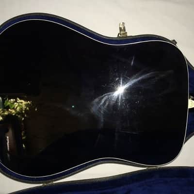 Alvarez 5019 AV Midnight special electric/ acoustic with Nice Hard Case image 5