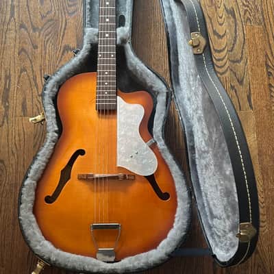 1963 Eko Model 100 Archtop Acoustic w/ Hardcase image 21