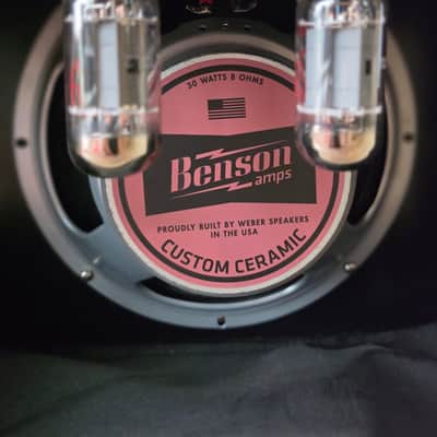USED Benson Amps Monarch Reverb + 1x12 Combo Amplifier Blonde Tolex image 4