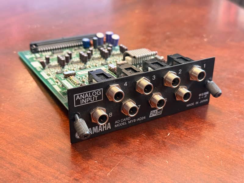 Yamaha MY8-AD24 8 channel analog input card image 1