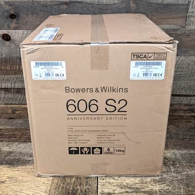 B&W Bowers And Wilkins 606 S2 Anniversary Ed. Speakers - White - Open Box image 14