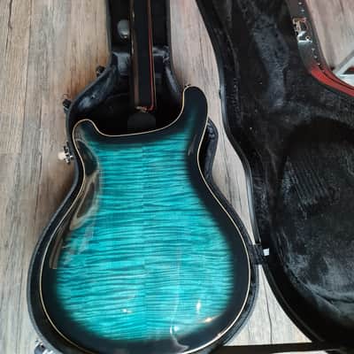 Used PRS SE Hollowbody Peacock Blue image 4