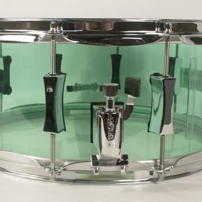 Pork Pie P65 X14 Placb 6.5 X14" Pig Lite Acrylic Snare, Coke Bottle image 4