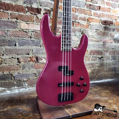 Kramer Spector Forum III Bass w/ OHSC (1980s, Magenta Metallic) image 5