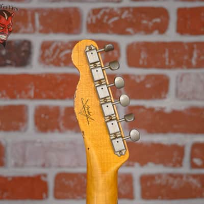 Fender Custom Shop SR25 CuNiFe Blackguard Telecaster Heavy Relic Tomatillo Green 2025 w/OHSC image 12