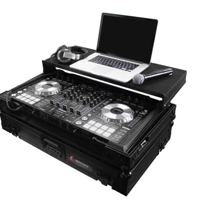 Odyssey FZGSPIDDJSXBL Black Label Flight Zone Gliding Case for DDJ-SX/S1/T1