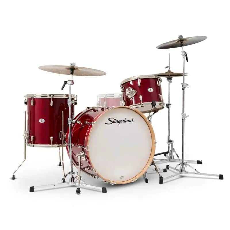 Slingerland Studio King 3pc Drum Set 22/13/16 Royal Crimson image 1