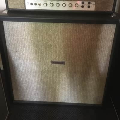 1963 "MG" Marshall JTM45 MKII Coffin logo with 4x12 cabinet image 1