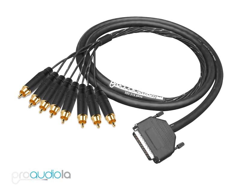 Standard DB25 DSUB Snake Mogami 2932 | Amphenol RCA Black | 40 Feet image 1