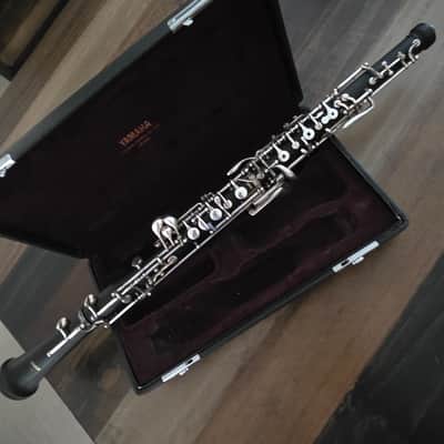 Vintage Yamaha Wood Oboe 411/441– Crack Free – Plays –  Left F image 12