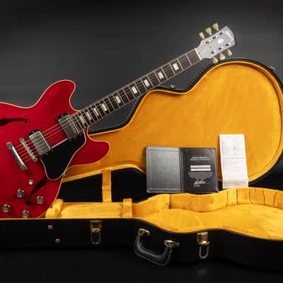 2014 Gibson Custom Shop 50th Anniversary '63 ES-335TDC VOS - Faded Cherry | USA Memphis 1963 Reissue Block Inlays 3.56kg | CoA OHSC image 2