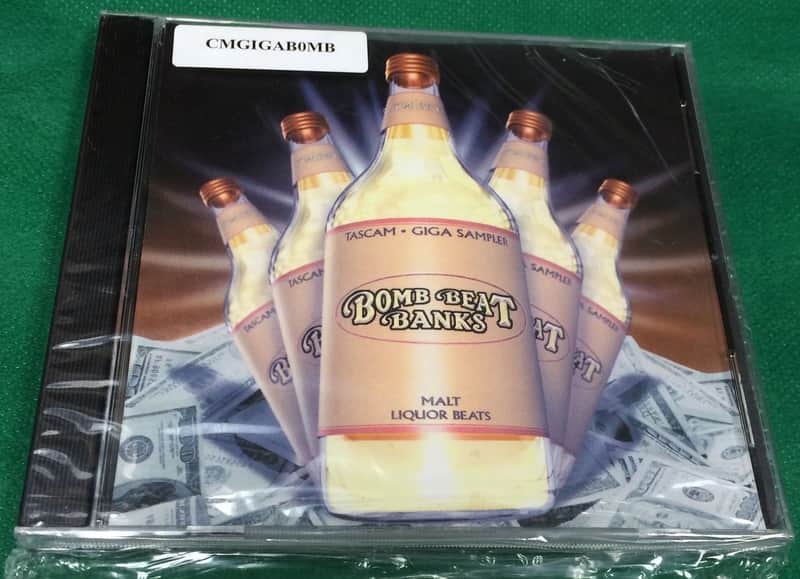 New Tascam Bomb Beat Banks Giga R&B Grooves Beats Malt Liquor Sample Library image 1