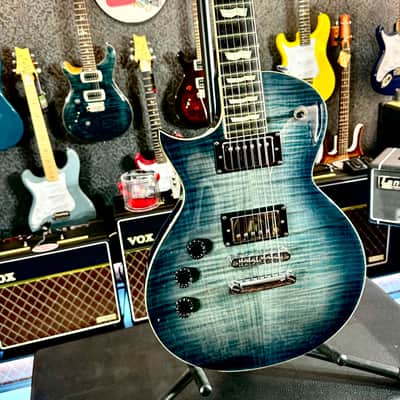ESP LTD EC 256FM CB ZURDO / LEFTY/ GAUCHER - COBALT BLUE image 7