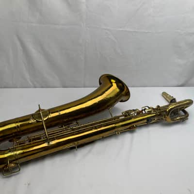 Buescher Vintage True Tone Baritone Saxophone 1927-1928 S/N 224362 MII All Original image 4