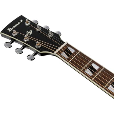 Ibanez AJ70M1E Artwood Acoustic-Electric Jumbo Body Guitar - Black High Gloss image 10