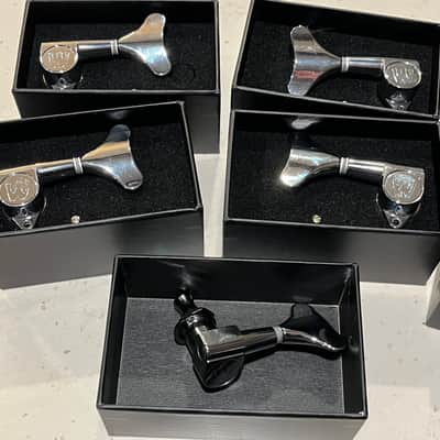Warwick Hardware Kit 2024 - Silver 5 String Bridge Tailpiece Tuners Strap Locks image 4