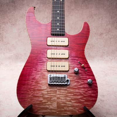 TOM ANDERSON USA Drop Top Hollow Quilt Wakesurf " Strawberry Shortcake + Ziricote" (2023) image 4