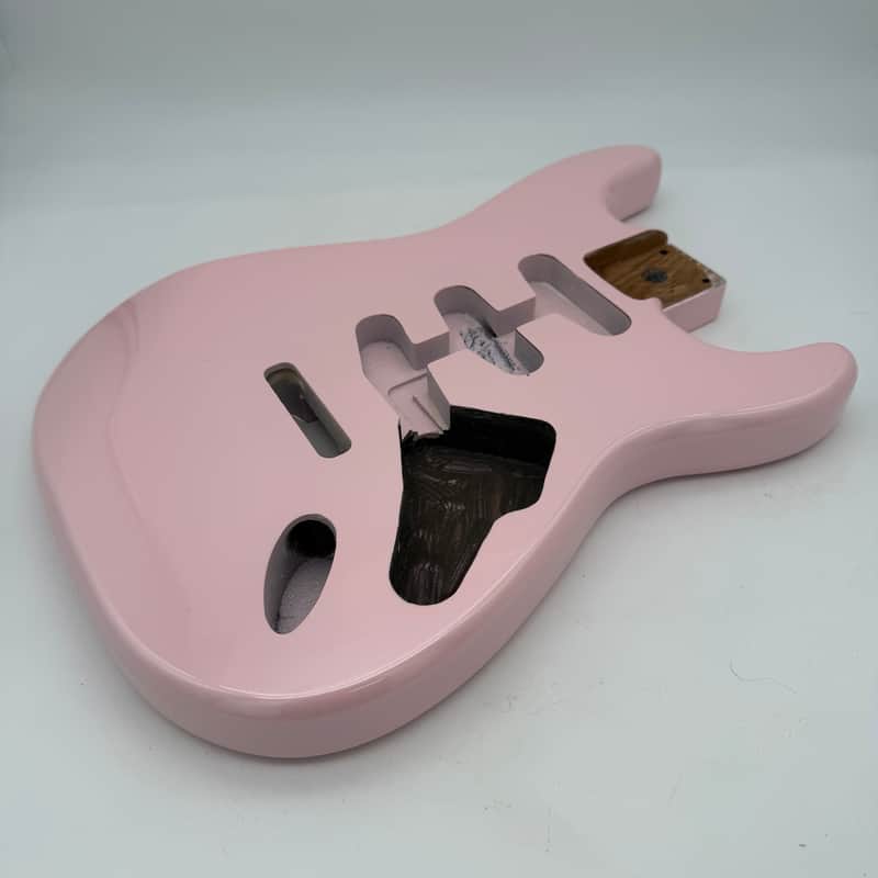 HooDoo Stratocaster Body Roasted Ash Pink Metallic hsb5311 image 1