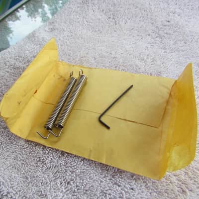 Vintage Fender Tremolo Springs In Original Envelope With Hex Key 1070's Era Vintage image 1