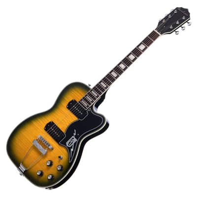 Airline Guitars Tuxedo Dragonburst Flame image 5
