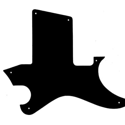 Custom Pickguard For 2012 Made in Sweden Johan Gustavsson Fullerblaster (Made from a Metal guard) - Black/White/Black .090" image 1