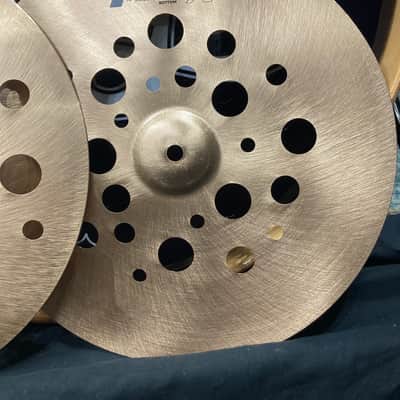 Paiste - Tris Imboden's, Chicago, PST Series 14" Swiss Hat 548g, paired with Swiss Flanger Stack Bottom 592g 2015 image 5