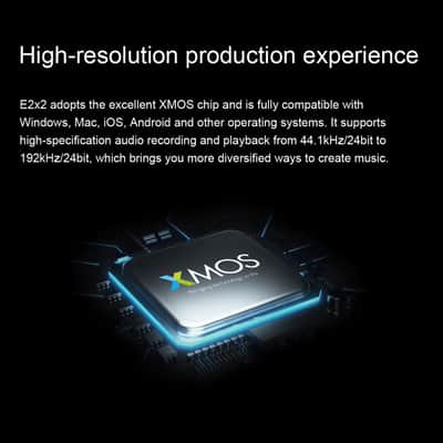 TOPPING E2x2 USB-C Audio Interface | 2-In/2-Out, 127dB Output & NFCA-LE Headphone Amp image 11