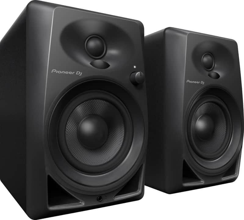 Pioneer DJ DM-40D 4" Powered Studio Monitor Pair, Black image 1