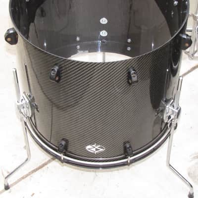 ROCKET SHELLS USA Carbon Fiber Drum Set 10" 12" 16" 18" Toms 24" Bass 14" Snare image 10
