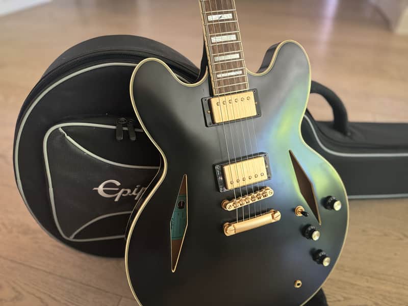 Epiphone Emily Wolfe Signature Sheraton 2021 - Stealth Black image 1