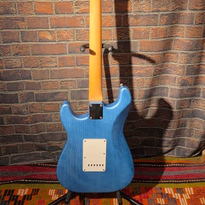S-Style Partscaster - Aged Lake Placid Blue Body, Fender Custom Shop Neck & Bridge Pickups, Seymour Duncan SSL-1 Middle Pickup image 16